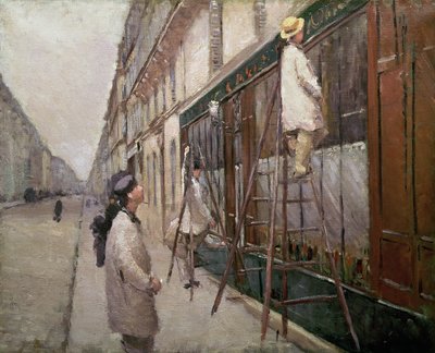 Studio per I Pittori, 1877 da Gustave Caillebotte